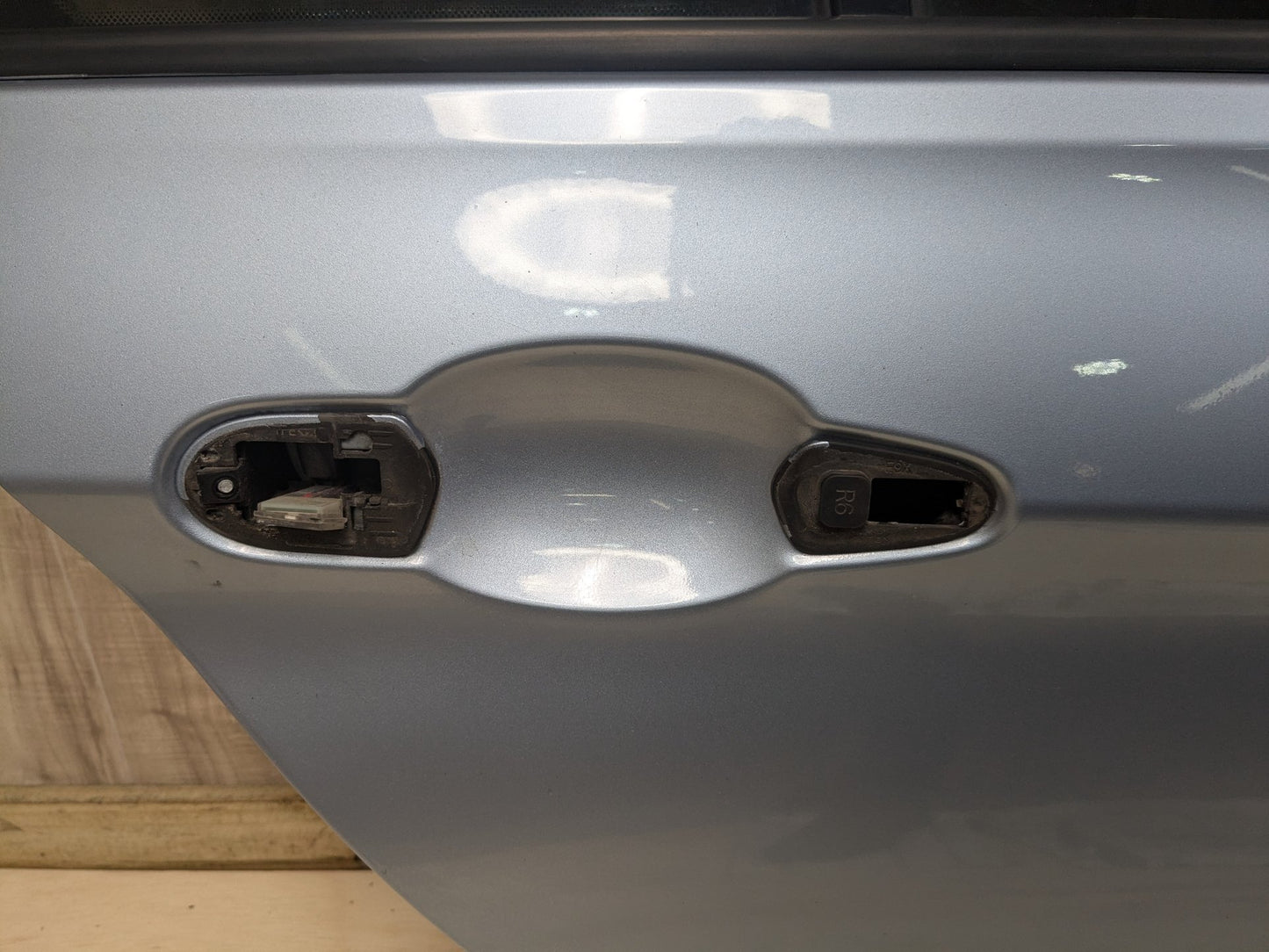 OEM BMW F30 F80 328 330 335 340 M3 Rear Right Passenger Door Shell Panel Blue LIQUID BLUE METALLIC (B40)