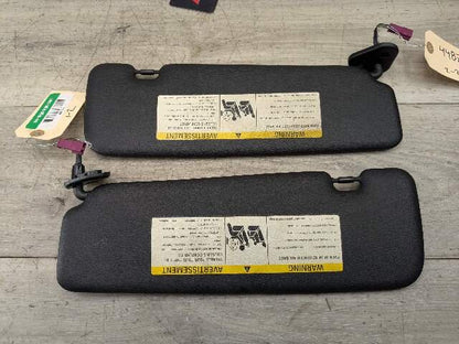 07-13 OEM BMW E88 E93 128 328 335 M3 Convertible Sun Visor Black Pair SET