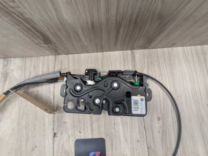 2017 BMW 740i G12 Liftgate Trunk Lid Liftgate Lock Latch Actuators SET 7357097 16-22 OEM BMW G11 G12 740 750 M760 Trunk Lid Power Lock Drive Actuator