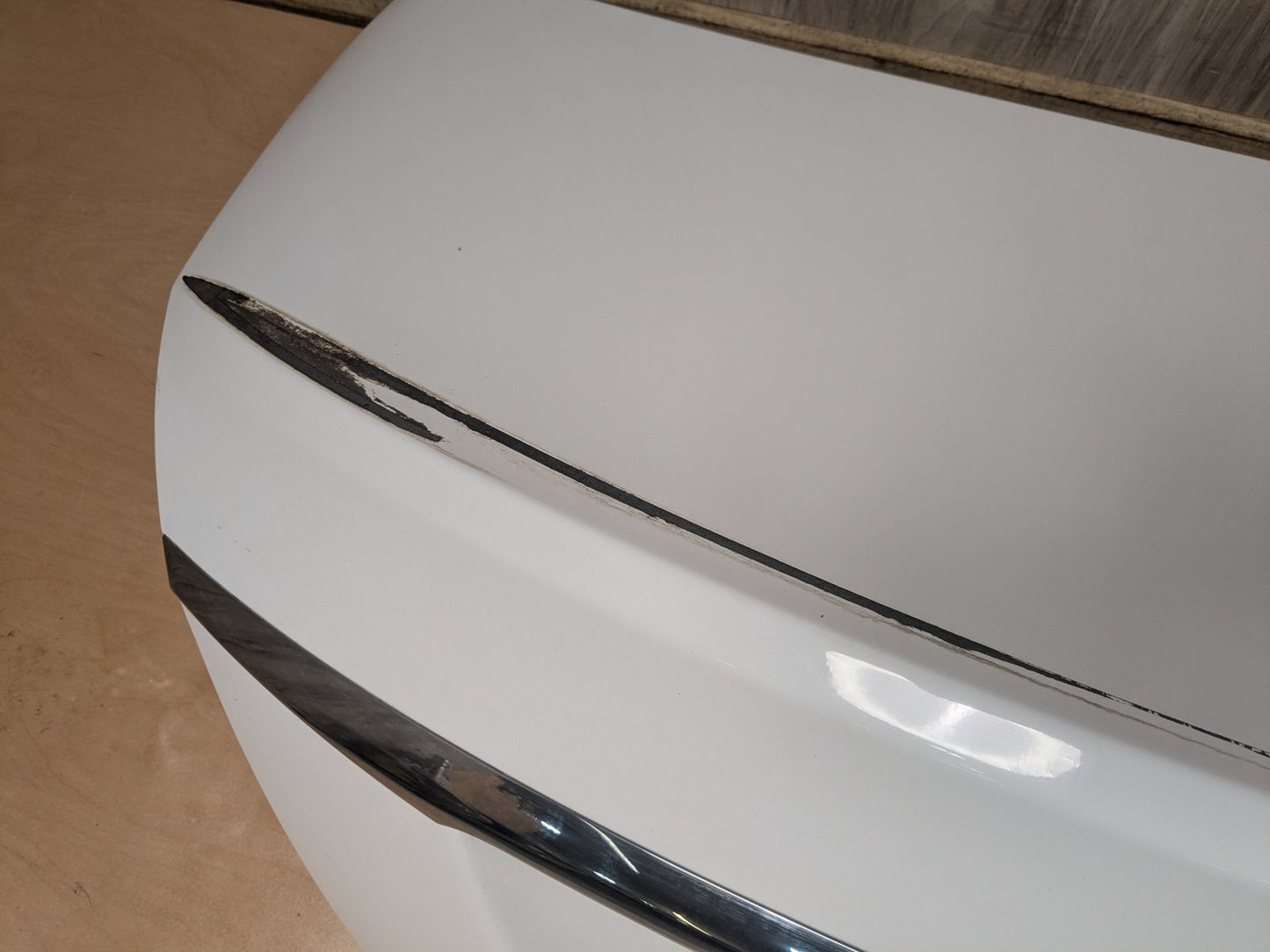 OEM MERCEDES W205 C300 C400 C43 C63 Rear Trunk Lid Panel Deck Shell White 149 149 (Polar white- Standard finish)