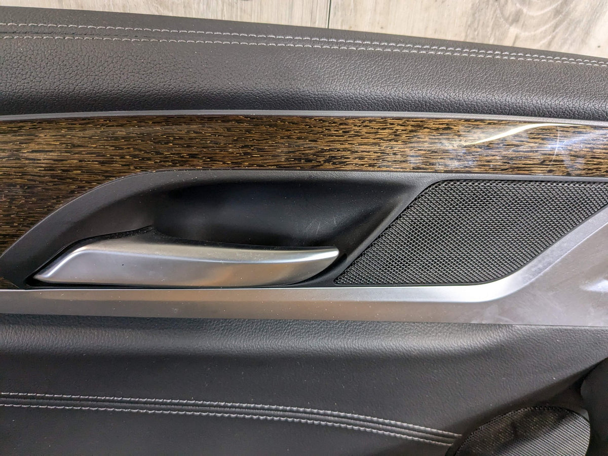 2019 BMW X3 G01 Rear Left Driver Interior Door Panel Card 6844752 OEM BMW G01 X3 REAR Left Driver SIde Interior Door Panel Card Trim Cover Black OEM