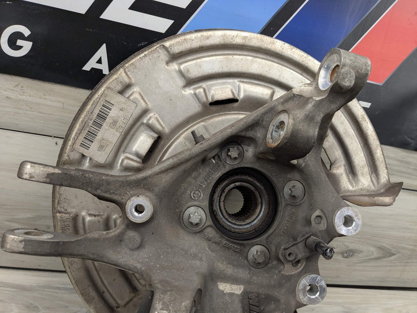 2018 BMW M2 F87 Rear Left Driver Spindle Knuckle w/ Bearing 2284795