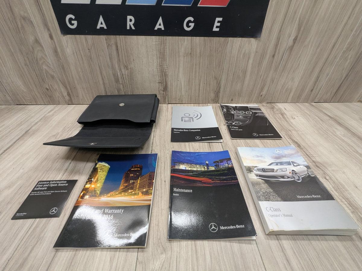 OEM Mercedes W205 CONVERTIBLE Owners Manual Operator Books COMPLETE