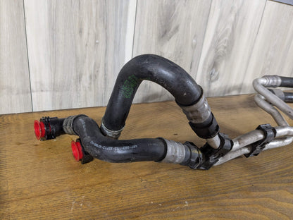 13-15 OEM BMW F01 F02 750 LCI N63 Transmission Oil Cooler Inlet Outlet Pipe Hose