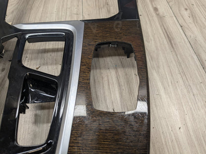 18-21 OEM BMW G01 G02 X3 X4 Center Console Interior Trim Oak Dark High Gloss