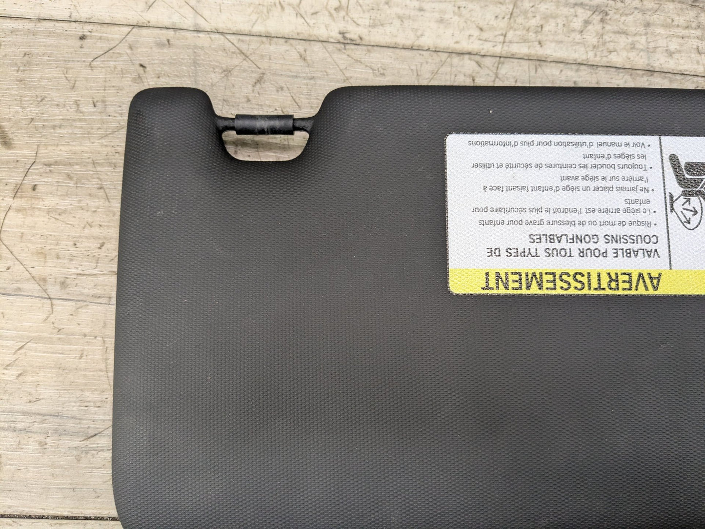 2020 BMW M340i G20 Front Right Passenger Sun Visor 8092728 19-24 OEM BMW G20 G80 330 M340 M3 Right Passenger Side Interior Sun Visor Black