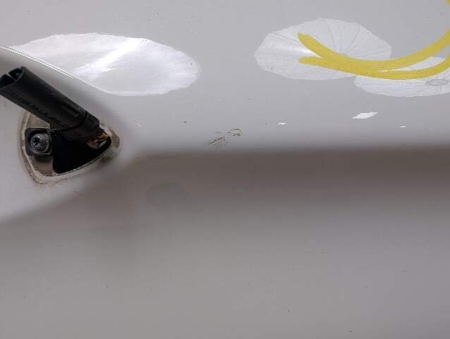 *11-16 OEM BMW F10 528 535 Sedan Rear Right Passenger Door Shell Panel White