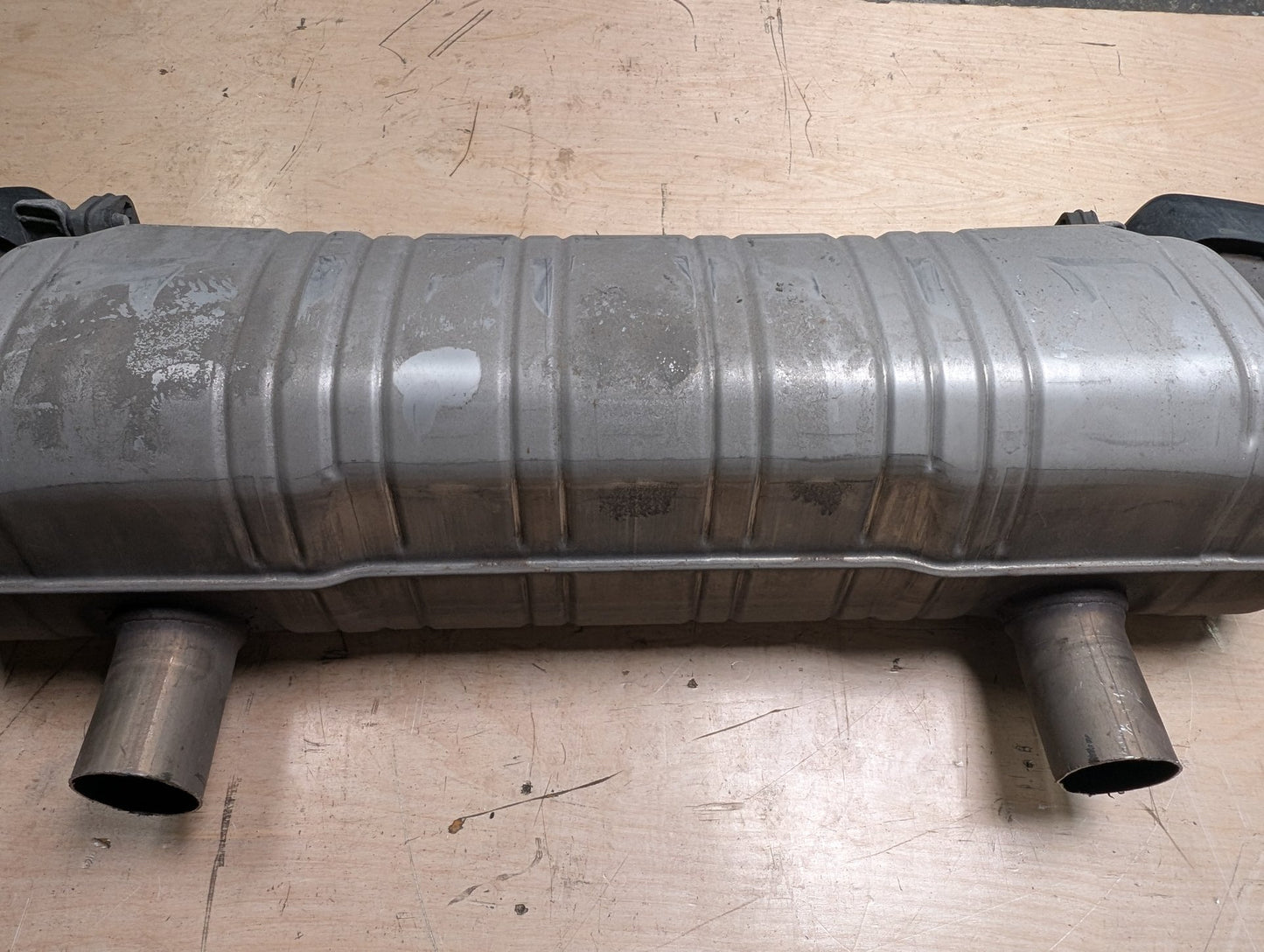 16-19 OEM BMW G11 G12 750i 750iX Engine N63R Rear Exhaust Pipe Muffler M SPORT