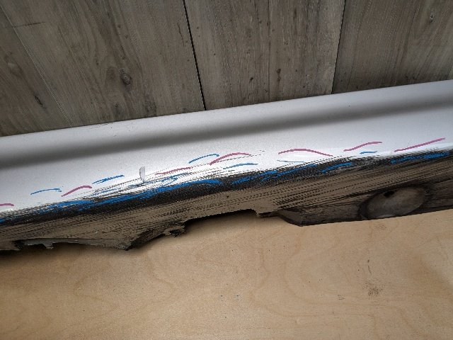 01-06 OEM BMW E46 M3 Right Passenger Side Skirt Rocker Panel Molding Silver 354