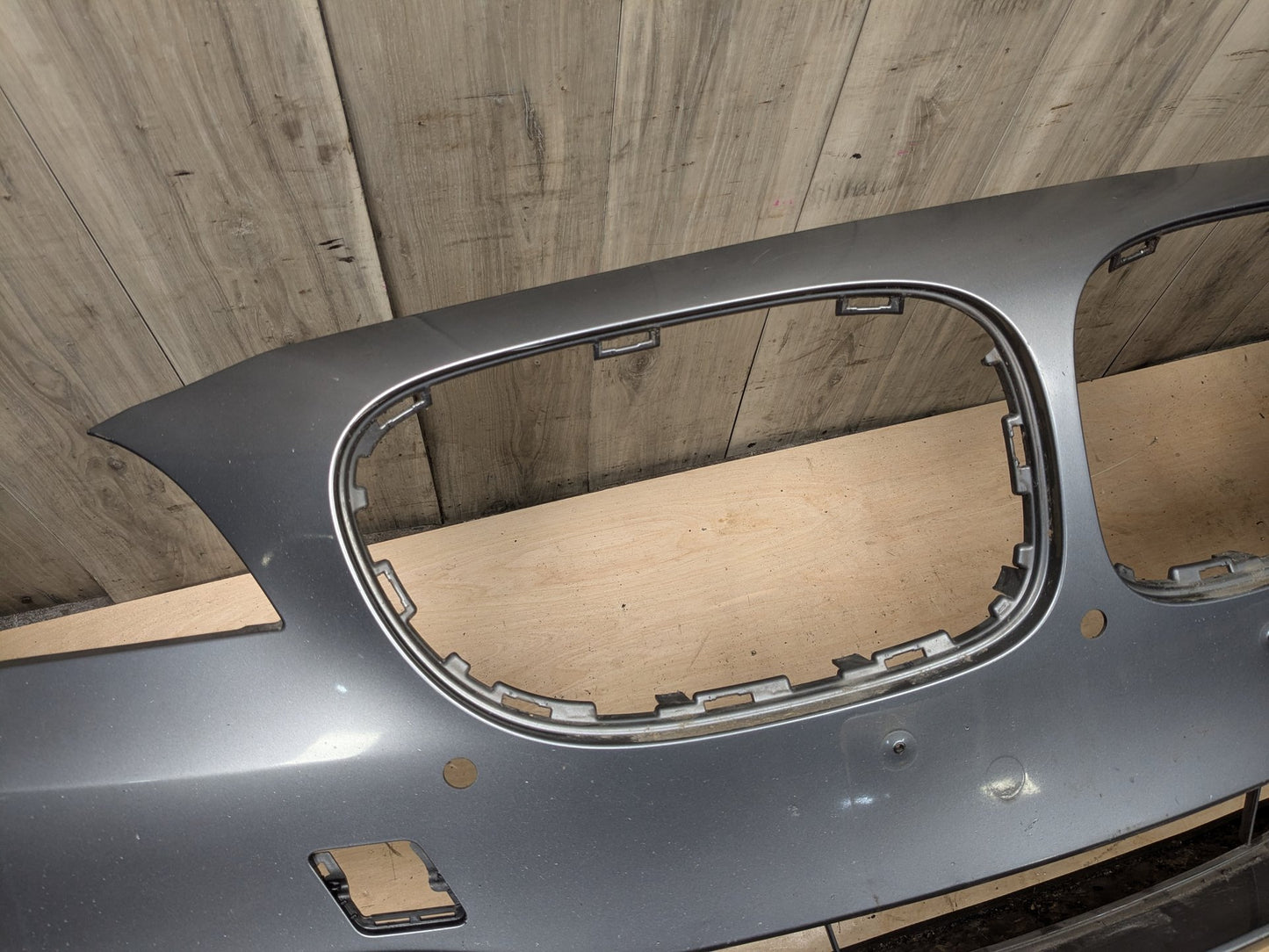 *DENT* 13-15 OEM BMW F01 F02 740 750 Front Bumper Cover Grey A52 SPACEGRAU METALLIC (A52)