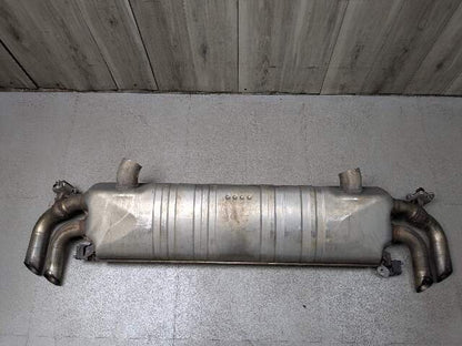 19-25 OEM BMW G05 X5 50iX Rear Exhaust Flap Silencer Muffler w/ Quad Tips N63M