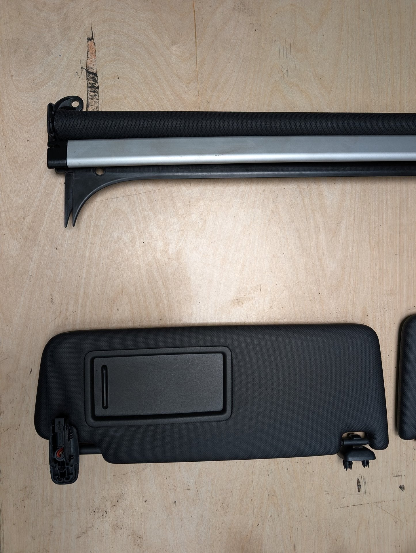 18-24 OEM Audi A5 S5 Interior Upper Left Right Roof Headliner Sun Visors Door Trim SET