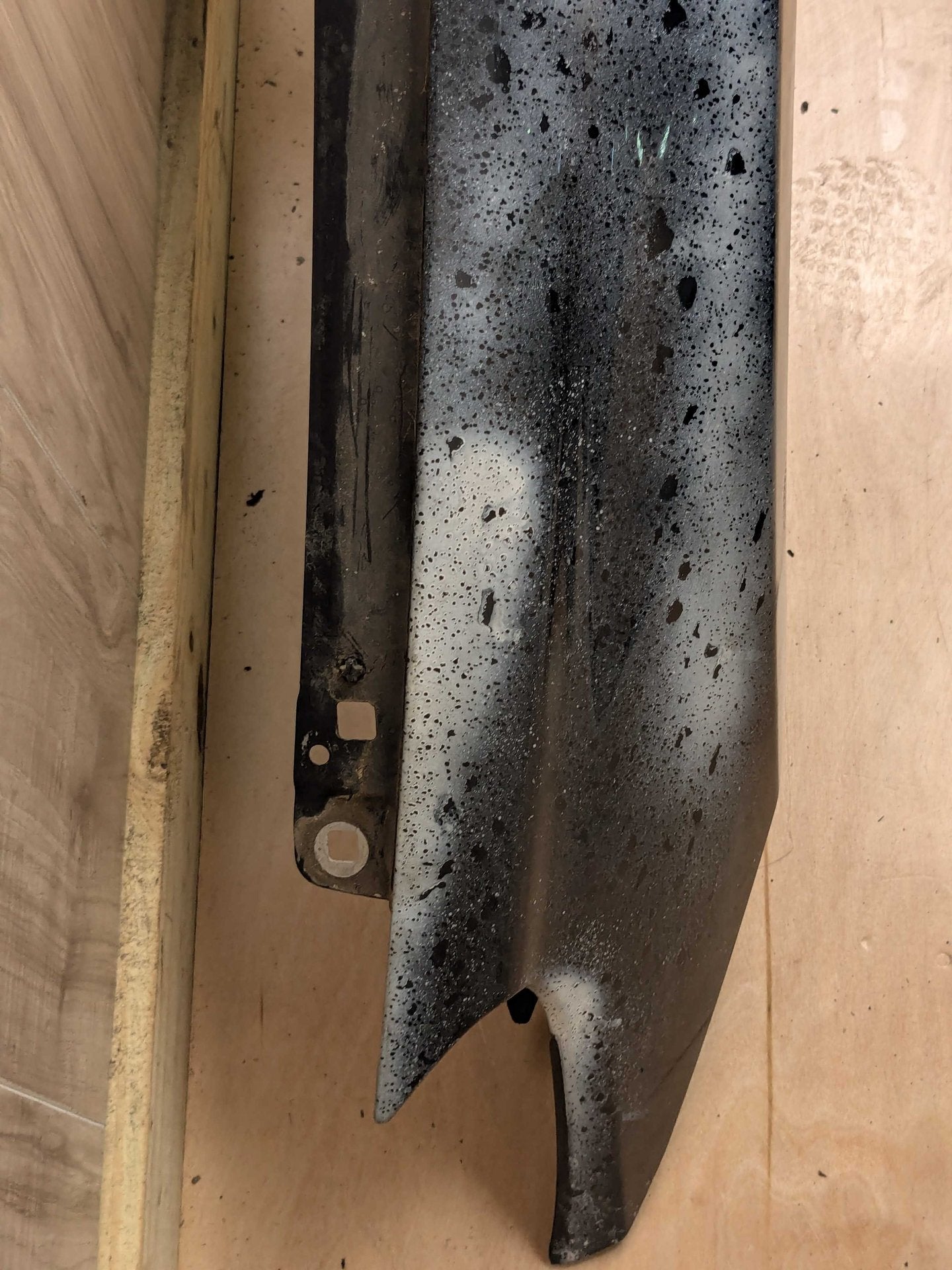 *16-19 OEM BMW G11 G12 740 750 Left Driver Side Aluminum Fender Panel Gray B41 SINGAPUR GRAU METALLIC (B41)