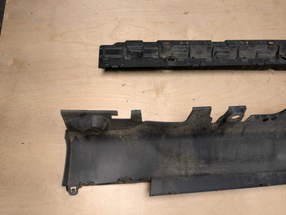 *14-18 OEM BMW F15 X5 Left Driver Side Skirt Rocker Panel Molding w/ Bracket