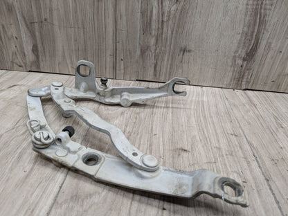 03-08 OEM BMW E85 Z4 Rear Left Right Trunk Lid Hinges PAIR White 300