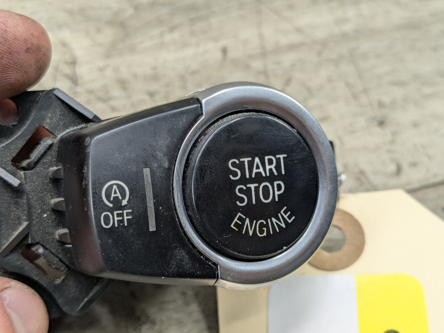 14-19 OEM BMW F15 F16 F85 F86 X5 Engine Ignition Auto Start Stop Switch Button