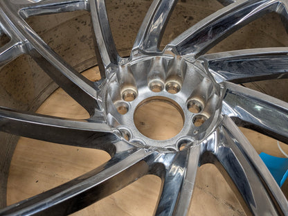 07-13 2CRAVE BMW E70 X5 Wheels Rims NO.36 22x9.0J ET:38 Chrome Finish SET