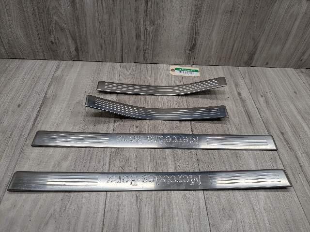 OEM Mercedes W212 E350 E550 Front Rear Left Right Door Sill Scuff Cover SET