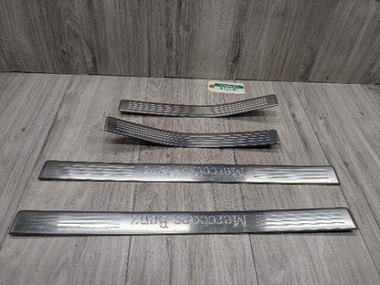 OEM Mercedes W212 E350 E550 Front Rear Left Right Door Sill Scuff Cover SET