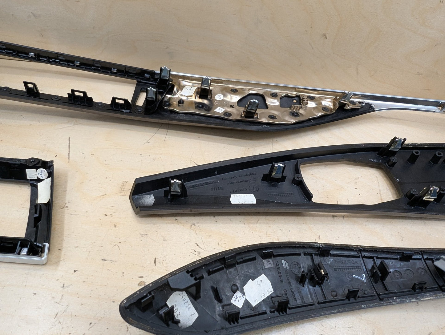 *OEM BMW F30 F31 F32 F34 F36 F80 F82 Interior Center Console Door Vent Trim SET