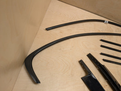 12-20 OEM BMW F30 F80 Front Rear Left Right Door Shadow Line Trim Moldings SET
