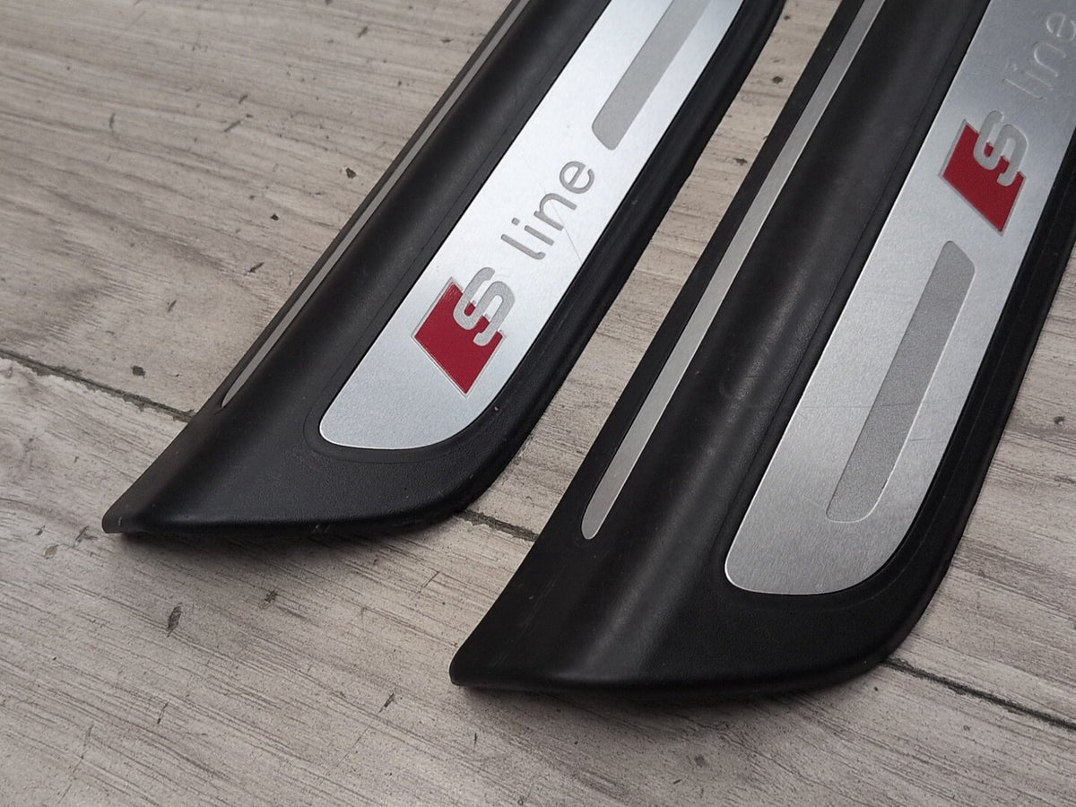2015-2018 Audi Q3 8U S Line Front Rear Left Right Scuff Plate Door Sill SET 8U0853375A