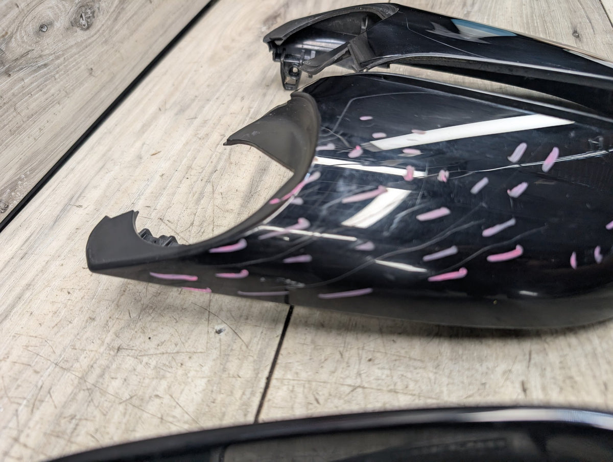 2014-2019 BMW 340 F34 Front Left Right Side Mirror Cap Covers SET 7459387 OEM