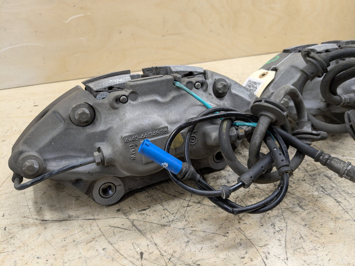 16-22 OEM BMW G11 G12 745eX 750i 750iX Front Left Right Brake Caliper Gray SET
