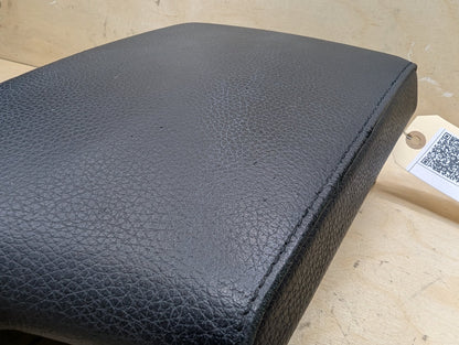 06-13 OEM BMW E90 E92 E93 Center Console Armrest Tray BLACK Leather Dakota