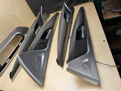 2018-2024 BMW X3 G01 - Front Rear Left Right Interior Wood Trim SET PN: 7410289
