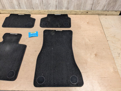 2017-2023 BMW M550i G30 Front Rear Left Right Mat Carpet Floor Mats SET 8090551 OEM BMW F90 G30 530 540 550 M5 Front Rear Left Right Carpet Floor Mats SET Black OEM