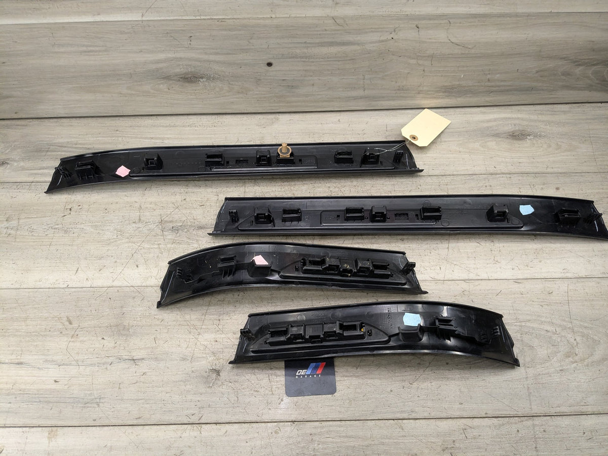 14-19 OEM BMW F86 X6M Front Rear Left Right Door Cover Trim Sill Kick Plate SET