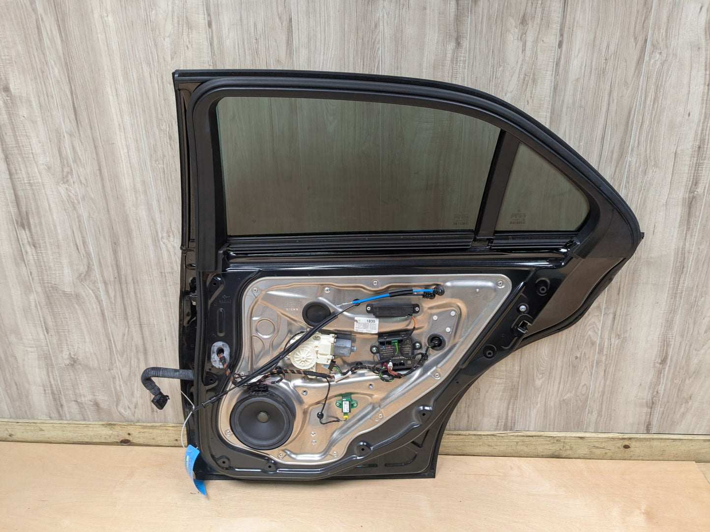 OEM Mercedes W212 E350 E400 E550 Rear Right Passenger Door Shell Panel Black 197 (Obsidian black- Metallic finish)