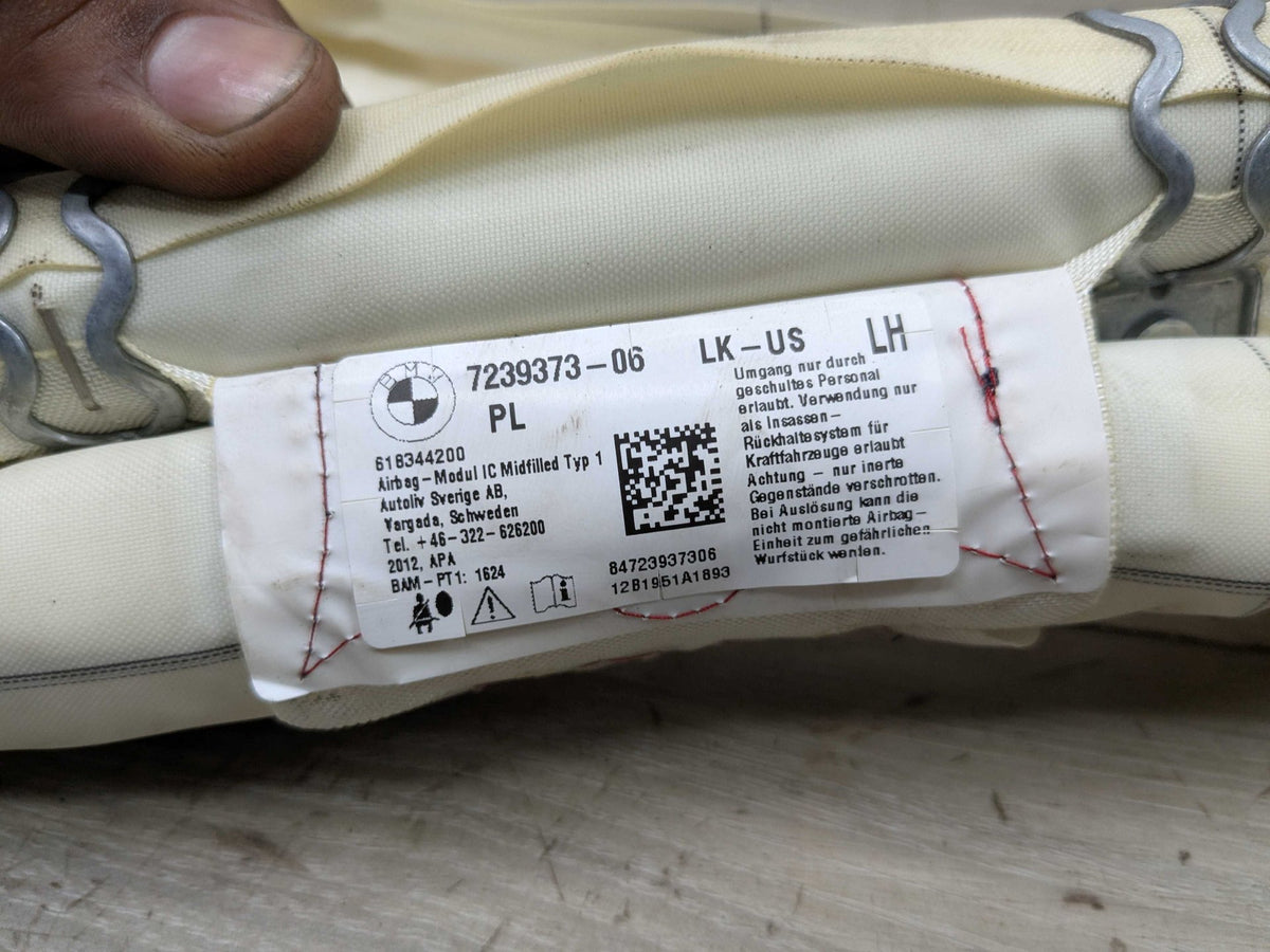12-20 OEM BMW F30 F80 M3 328 335 Left Driver Roof Head Curtain Air Bag Airbag