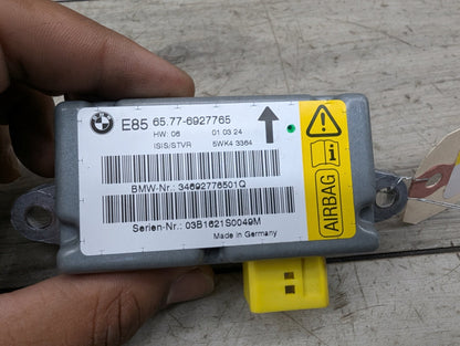 03-08 OEM BMW Z4 E85 SRS Airbag Air Bag Module 6927765 03-05 OEM BMW E85 Z4 Front Right Passenger Door Airbag Impact Sensor Control Module