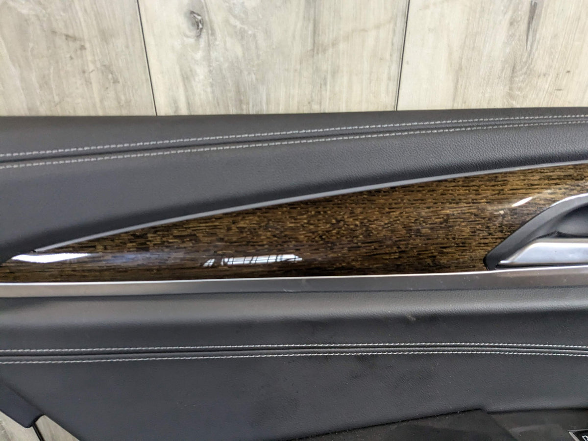 2019 BMW X3 G01 Rear Left Driver Interior Door Panel Card 6844752 OEM BMW G01 X3 REAR Left Driver SIde Interior Door Panel Card Trim Cover Black OEM
