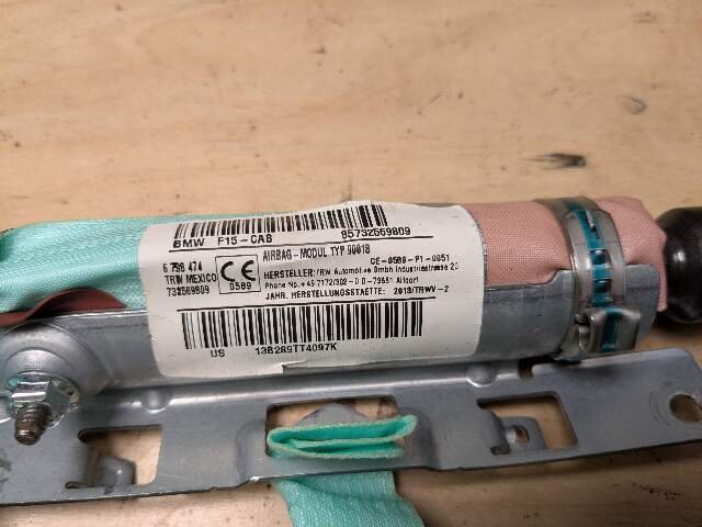 14-18 OEM BMW F15 F85 X5 X5M Right Passenger Roof Head Curtain Air Bag Airbag