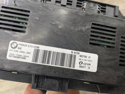 07-14 OEM BMW E70 E71 X5 X6 AHL FRM FRM3 3R Footwell Light Control Module VDM