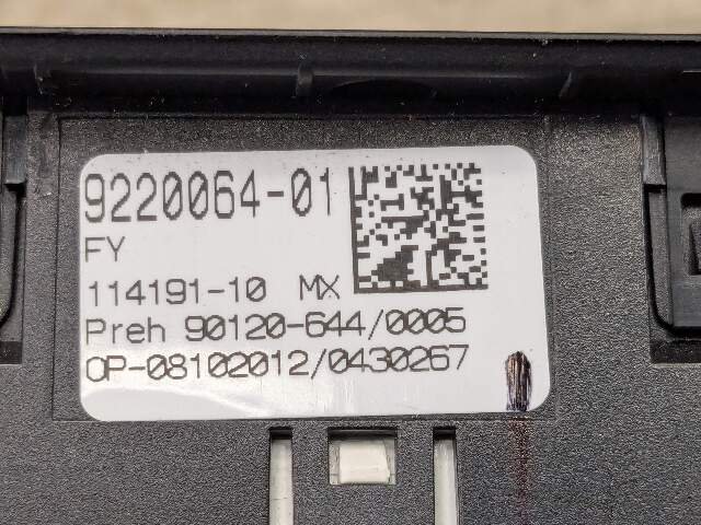 11-16 OEM BMW F10 Lane Change Departure Driver Assistance Switch