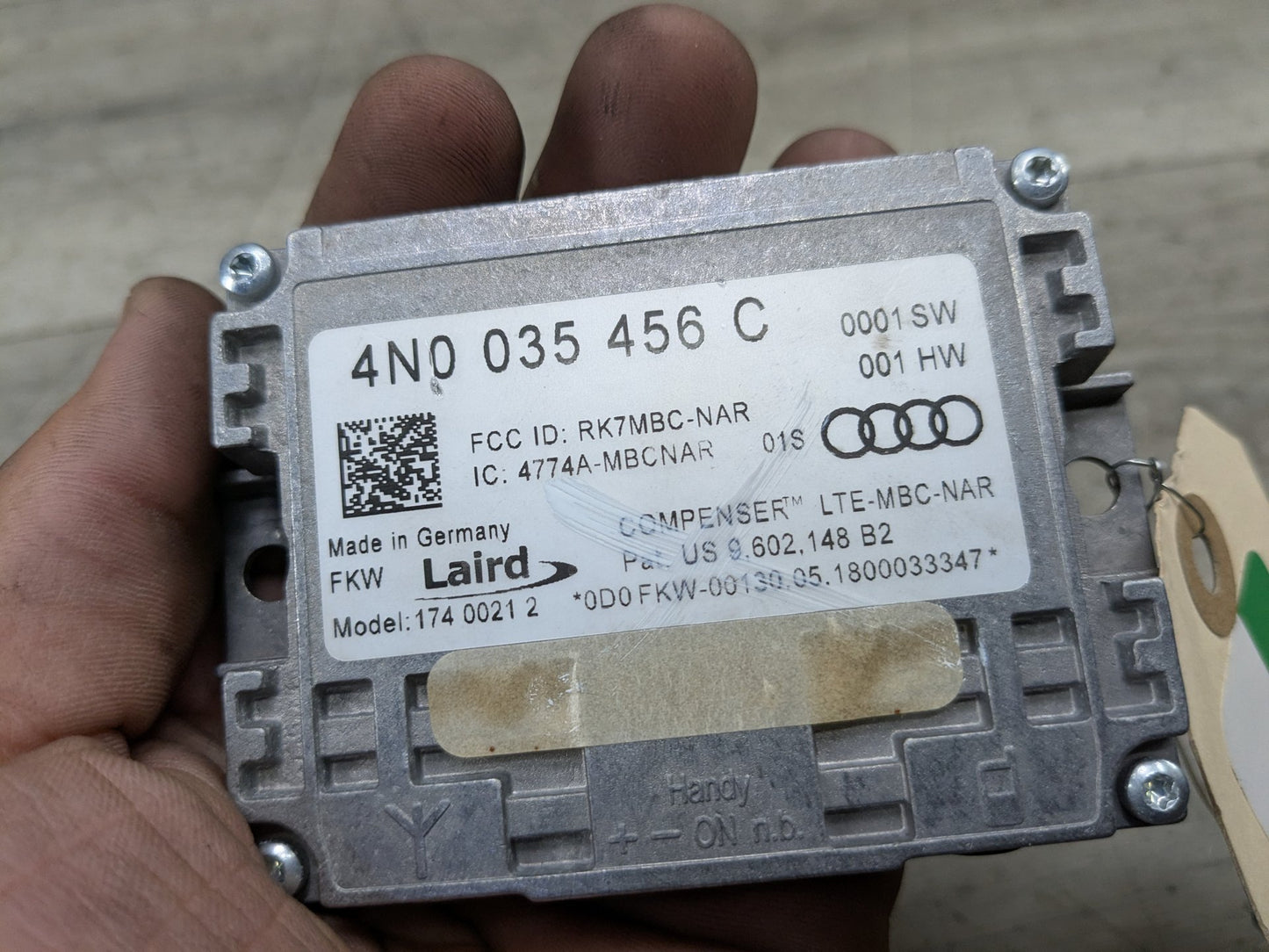 19-24 OEM AUDI Q5 Q7 SQ7 Q8 SQ5 Antenna Emergency Mini Amplifier Control Module