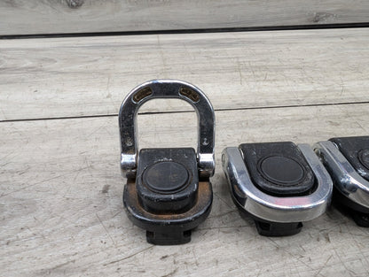 OEM BMW E70 E83 F15 F25 G01 X3 X5 Trunk Cargo Latch Tie Down Hook Clasp Ring (4)
