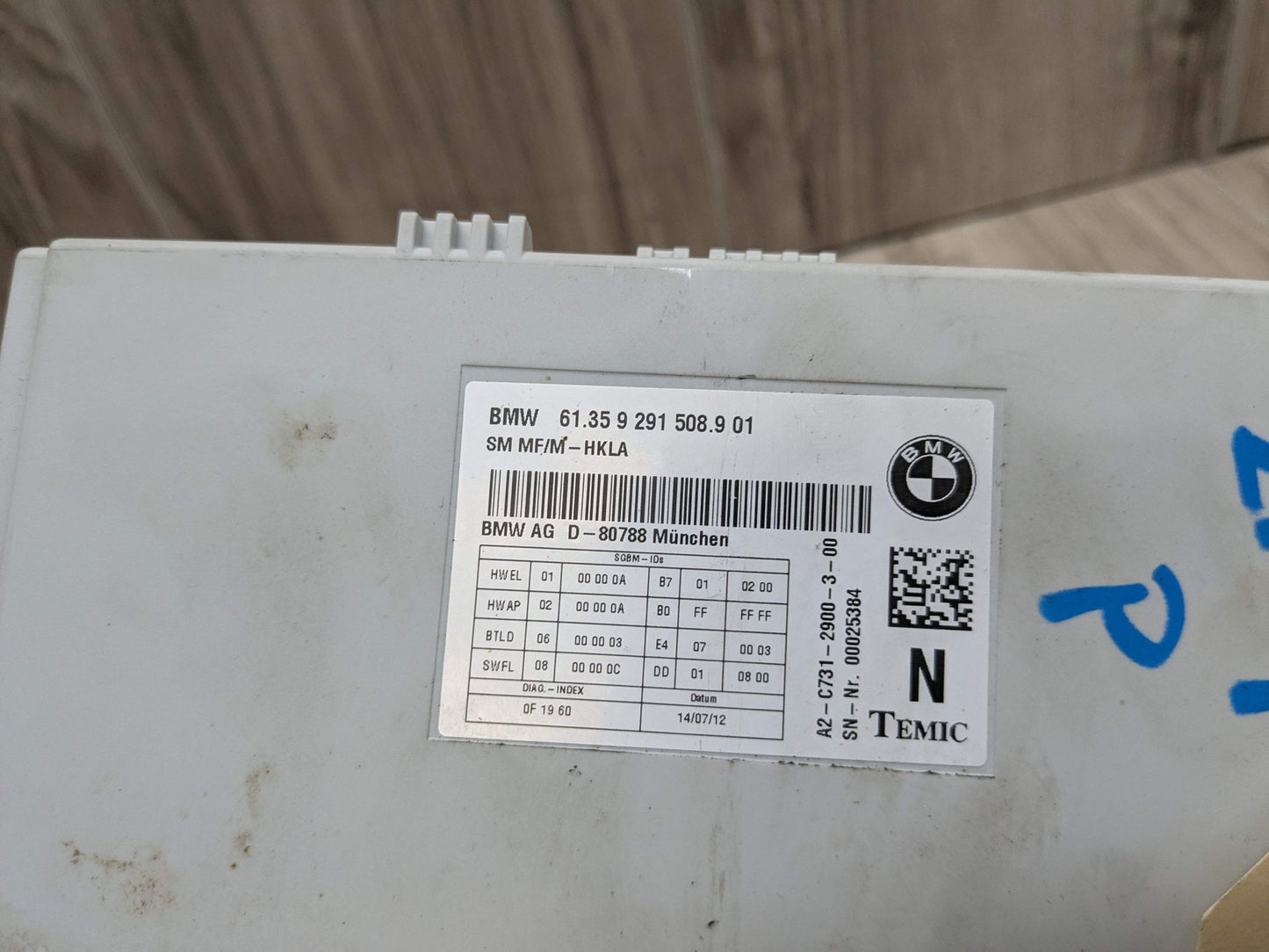 10-19 OEM BMW F30 F10 F12 F13 F01 F02 X3 X4 Left Right Seat Control Module