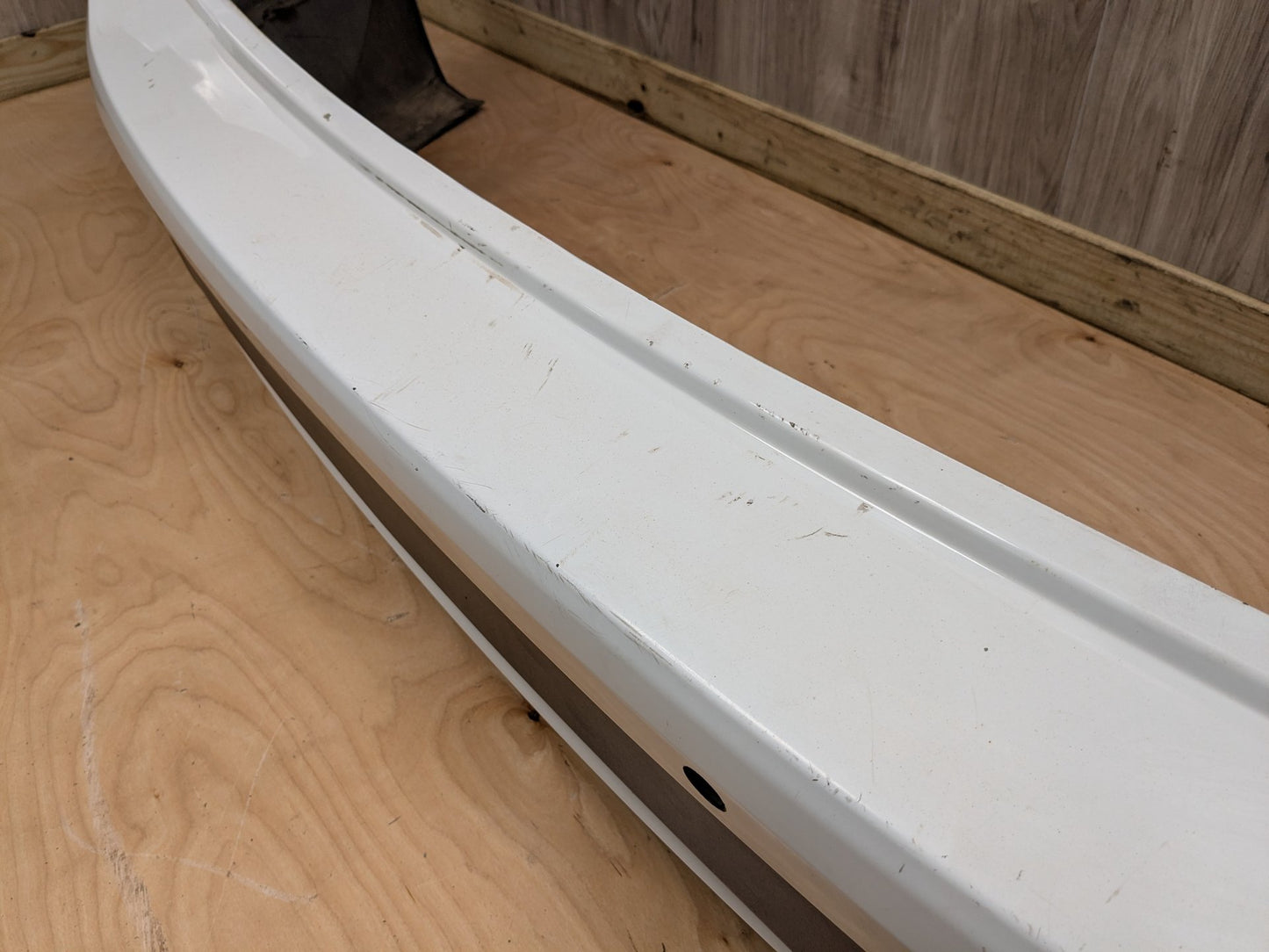 *11-17 OEM BMW F25 X3 28i 28iX 35iX Rear Bumper Cover w/ Diffuser White 300 ALPINWEISS III (300)