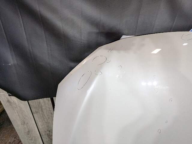 CHIPS* 09-15 OEM BMW F01 F02 740 750 760 Front Hood Bonnet Panel White