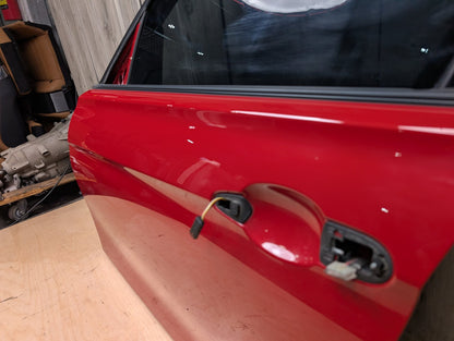 OEM BMW F30 F80 328 330 335 340 M3 Front Left Driver Door Shell Panel Red A75 MELBOURNEROT METALLIC (A75)