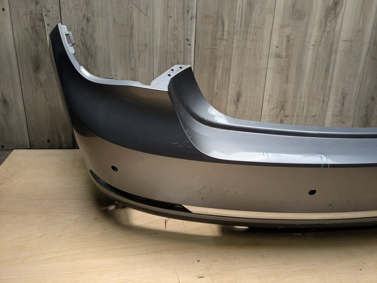 *13-15 OEM BMW F01 F02 740 750 Rear Bumper Cover w/ PDC Holes Gray A52 SPACEGRAU METALLIC (A52)