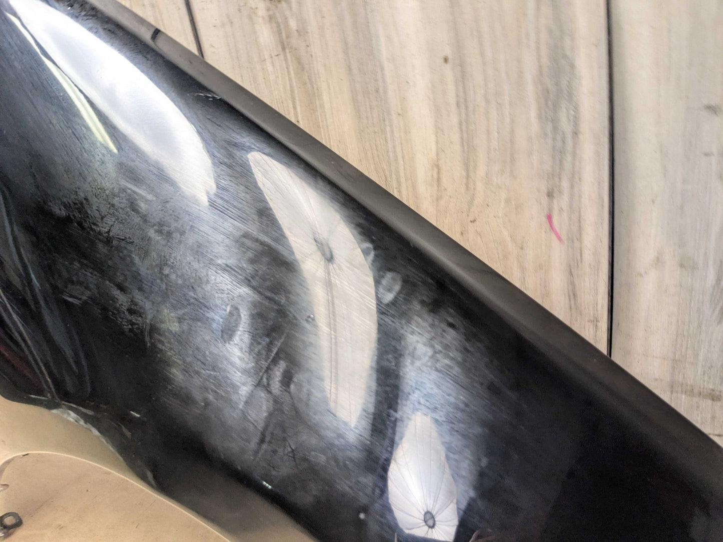 06-11 OEM BMW E90 328 335 Sedan Right Passenger Side Fender Panel Black 668 Black SCHWARZ II (668)