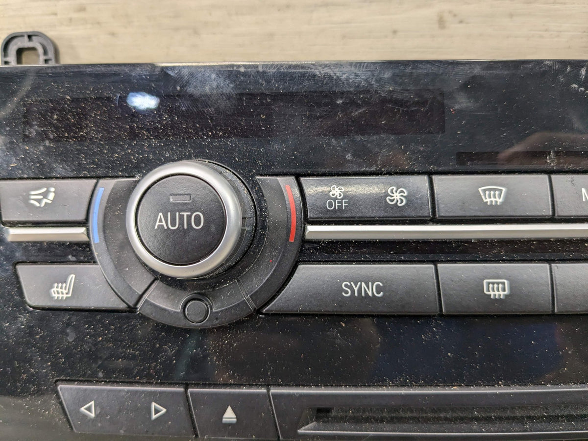 14-18 OEM BMW F15 F85 X5 F16 F86 X6 AC Heater Control Panel Radio Media Switch