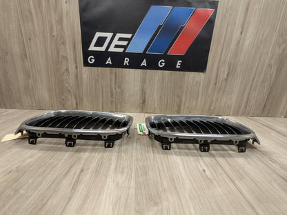 OEM BMW F30 F31 328 330 335 340 Front Left Right Upper Bumper Kidney Grilles SET