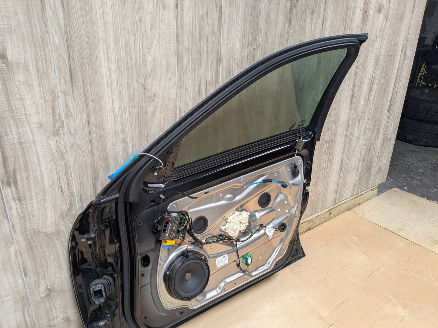 OEM Mercedes W212 E350 E400 E550 Front Right Passenger Door Shell Panel Black 197 (Obsidian black- Metallic finish)